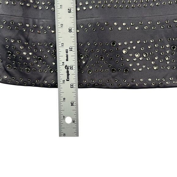 BCBGMaxazria Agate Lyris Beaded Sleeveless Mini Cocktail Dress Gray Size S NWT - Picture 14 of 14